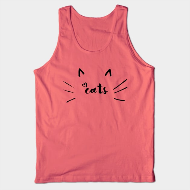 Love Cats Tank Top by oksmash